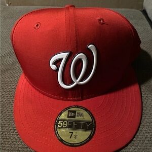 New Era Washington Nationals MLB Fitted Cap Hat 7 1/4
